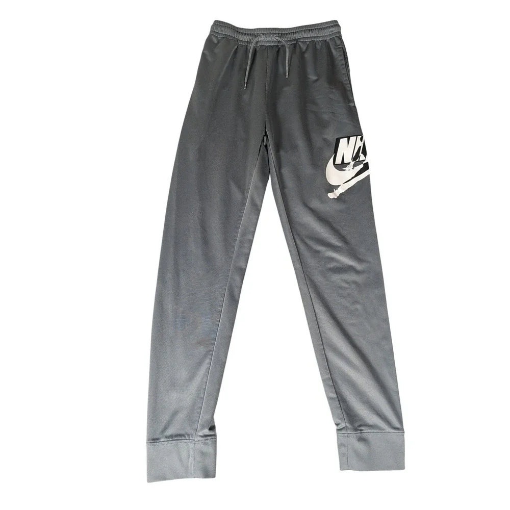 Jordan Jumpman Air Grey Athletic Jogger Pants Nike Graphic Boys XL 13-15‎ Years